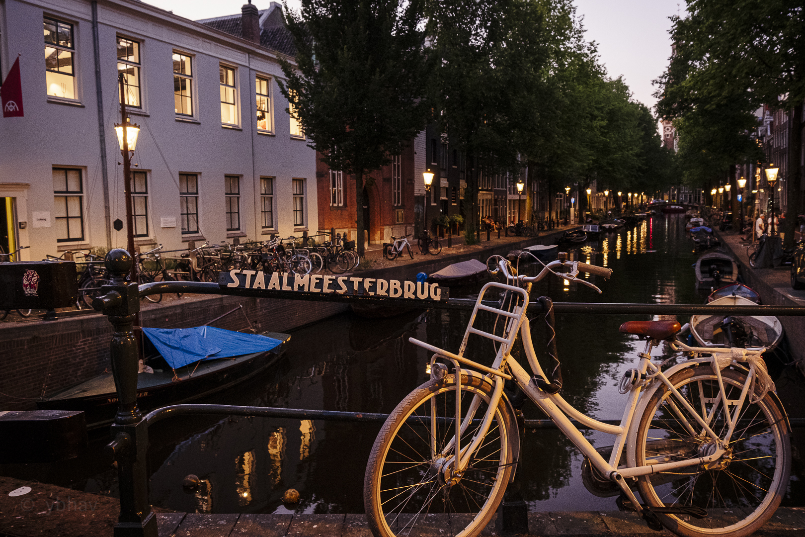 Cyclist in Amsterdam